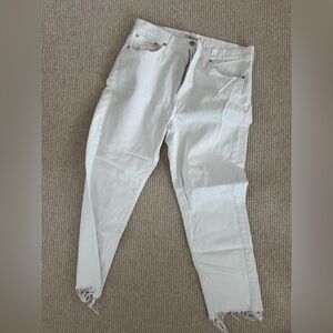 Madewell White Perfect Summer Jean